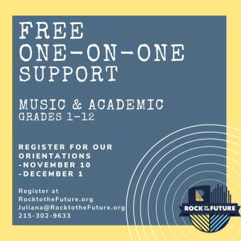 One-on-One Music and/or Academic Help Logo